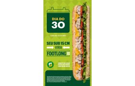 Frango Defumado com Cream Cheese - Subway