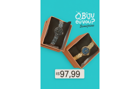 Relógio Feminino - Q BIJU EU VOU?